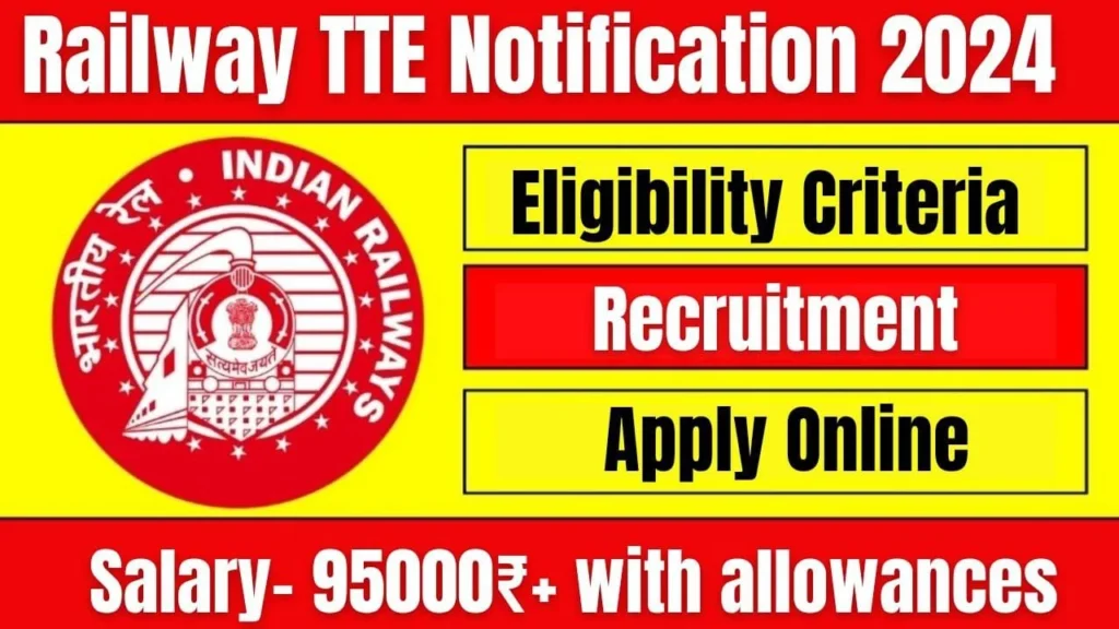 Railway TTE Recruitment 2024 