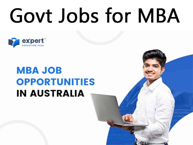 Govt jobs for MBA