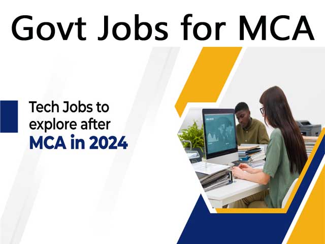 Govt Jobs for MCA